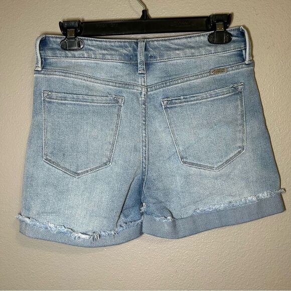 Kancan Jasmine high rise denim shorts women’s size large - Picture 6 of 10